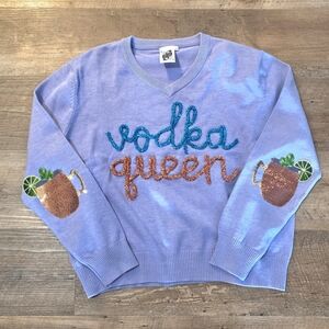 Queen Of Sprakles Vodka Queen Sweater Size Medium QOS